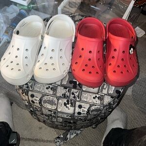 Women slides crocs size 9